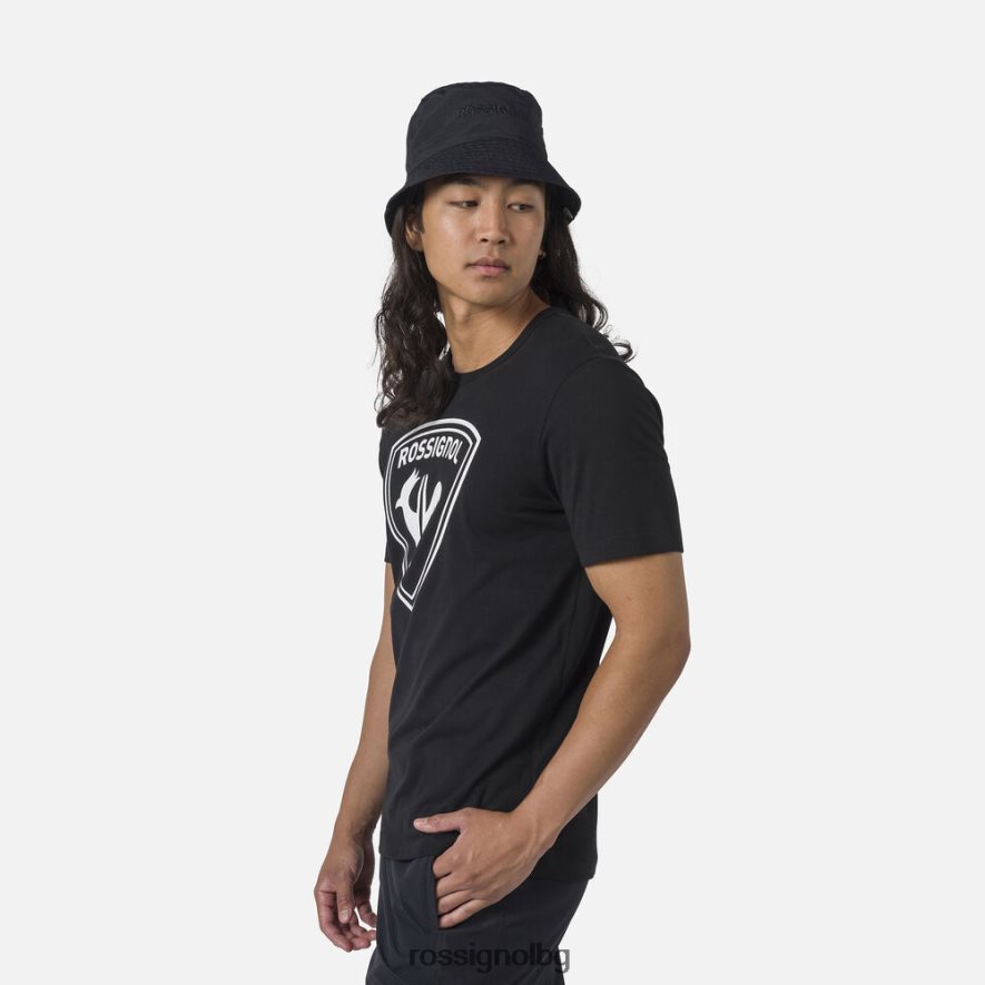 бг Rossignol мъже тениска с лого черен 68DD2T1 върхове