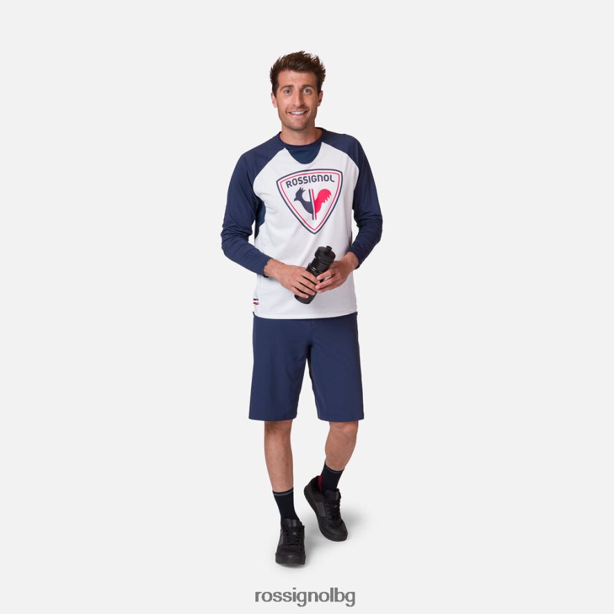 бг Rossignol мъже трико с дълъг ръкав класическа кройка bbr 68DD2T95 върхове