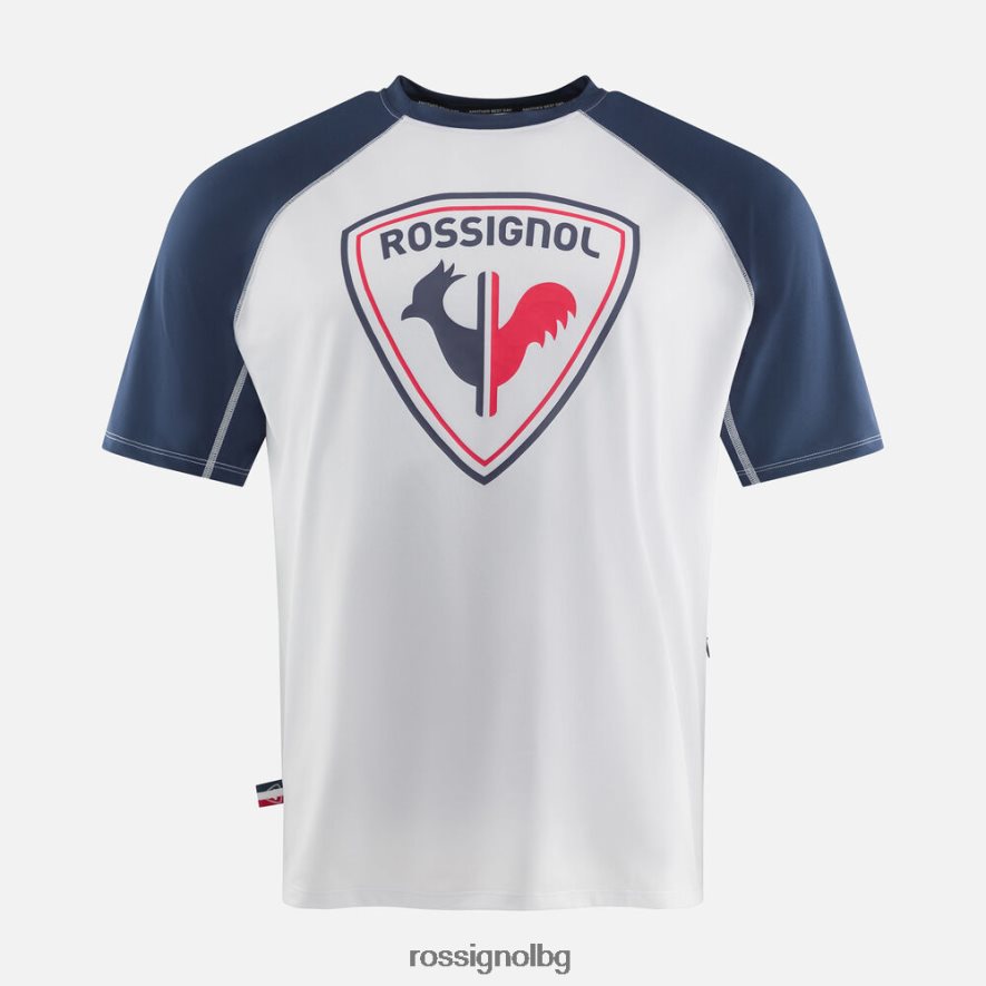 бг Rossignol мъже трико с къс ръкав класическа кройка bbr 68DD2T51 върхове