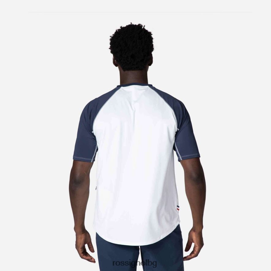 бг Rossignol мъже трико с къс ръкав класическа кройка bbr 68DD2T51 върхове