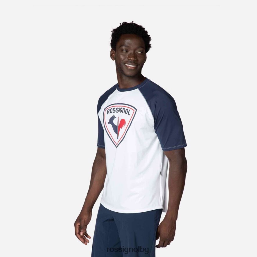 бг Rossignol мъже трико с къс ръкав класическа кройка bbr 68DD2T51 върхове