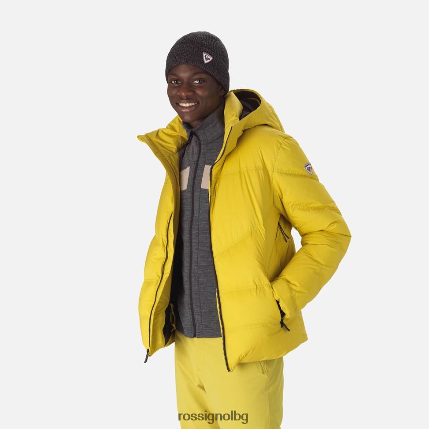 бг Rossignol мъже фирмено мериносово ски яке кресон зелено 68DD2T617 върхове