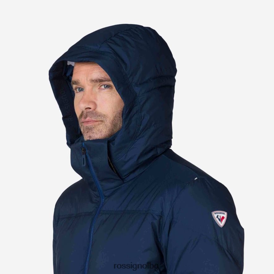 бг Rossignol мъже фирмено мериносово ски яке тъмно синьо 68DD2T611 върхове