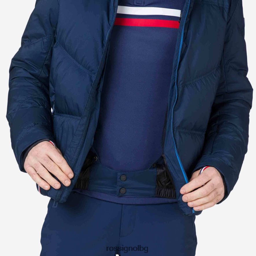 бг Rossignol мъже фирмено мериносово ски яке тъмно синьо 68DD2T611 върхове