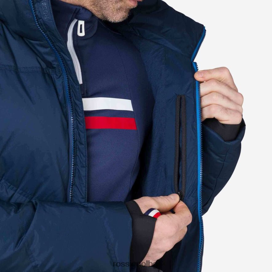бг Rossignol мъже фирмено мериносово ски яке тъмно синьо 68DD2T611 върхове