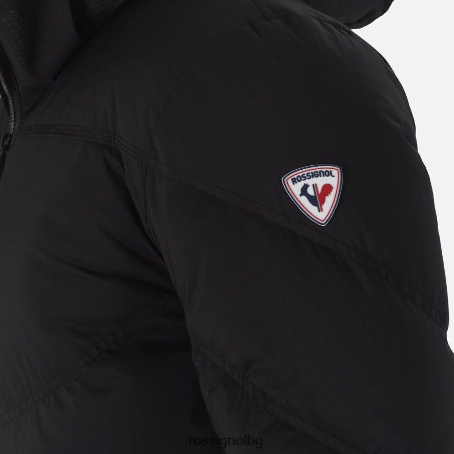 бг Rossignol мъже фирмено мериносово ски яке черен 68DD2T409 върхове