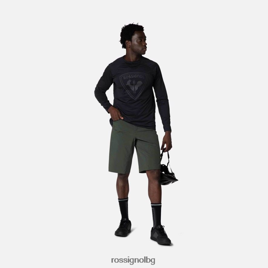 бг Rossignol мъже шорти за планинско колоездене абаносово зелено 68DD2T507 дъна