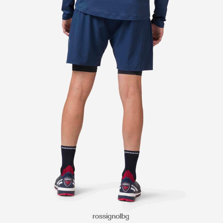 бг Rossignol мъже шорти за пътека тъмно синьо 68DD2T126 дъна