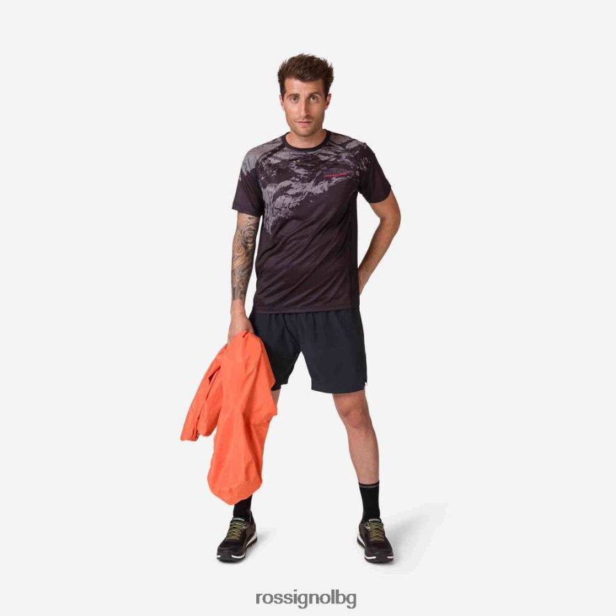 бг Rossignol мъже шорти за пътека черен 68DD2T135 дъна