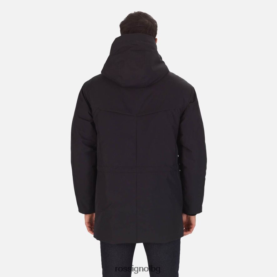 бг Rossignol мъже яке парка черен 68DD2T289 върхове