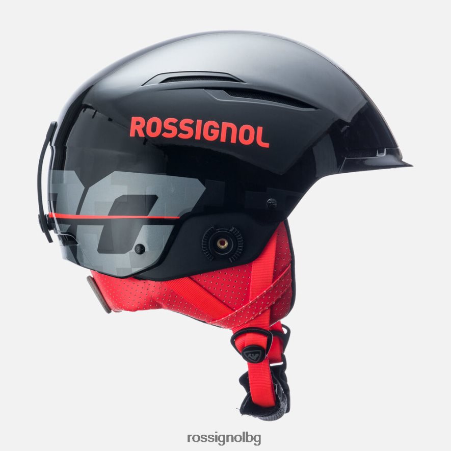 бг Rossignol унисекс каска герой слалом удари с chingguard нов стил 68DD2T613 спорт