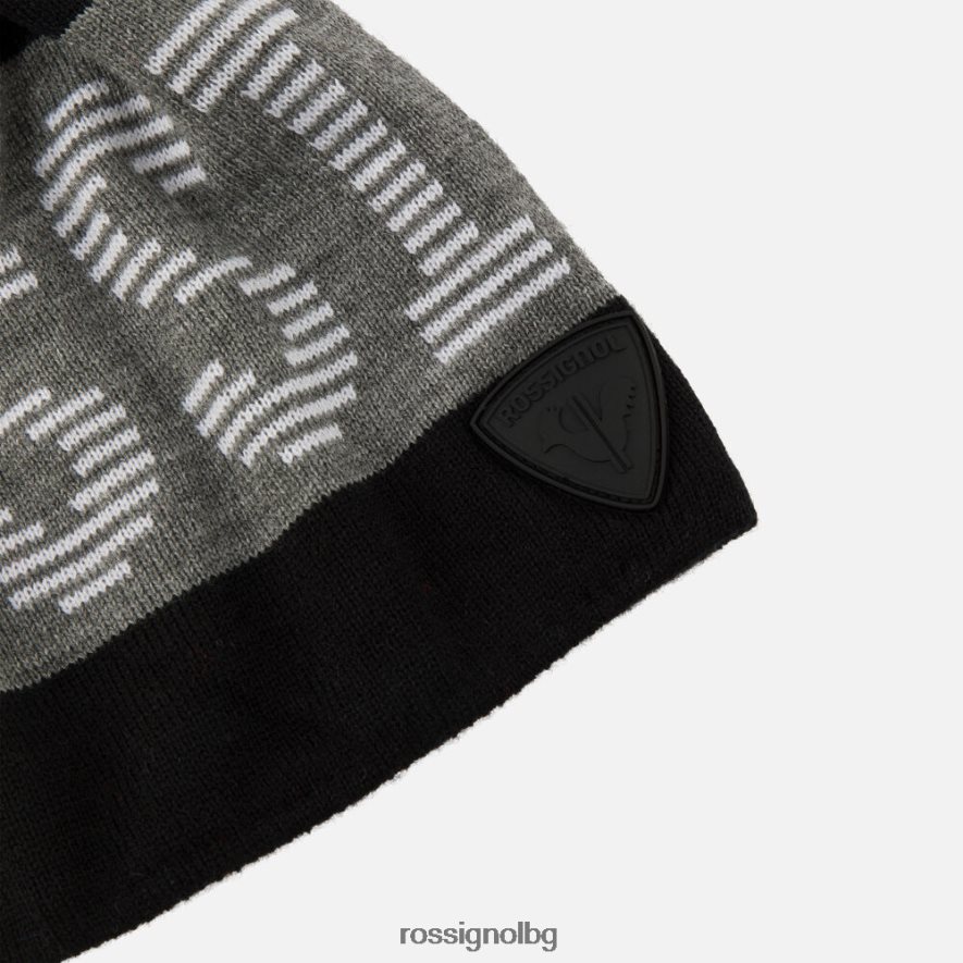 бг Rossignol унисекс рос шапка черен 68DD2T383 аксесоари