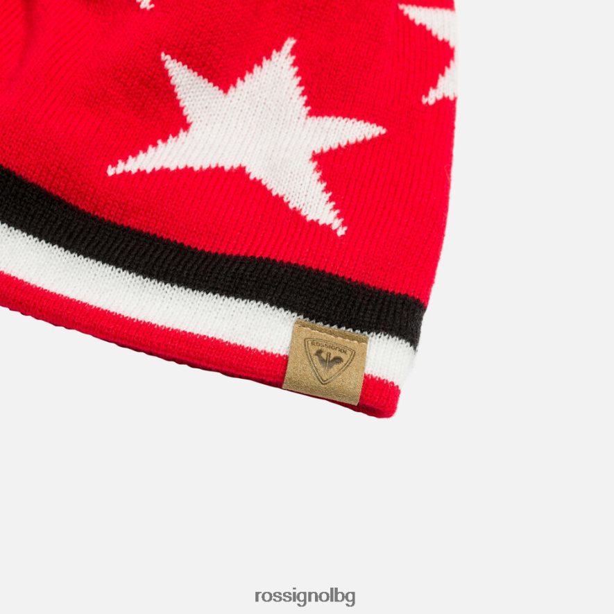 бг Rossignol юноши мао шапка спортно червено 68DD2T1148 аксесоари